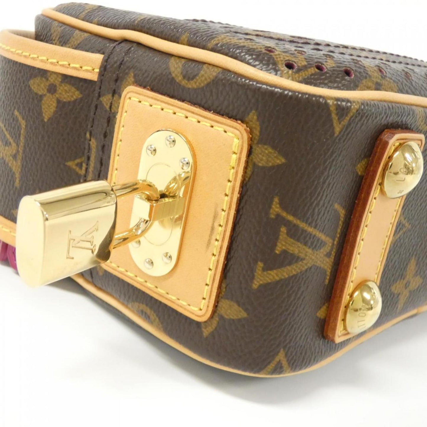 Louis Vuitton Coated Canvas Pink Shoulder Bags