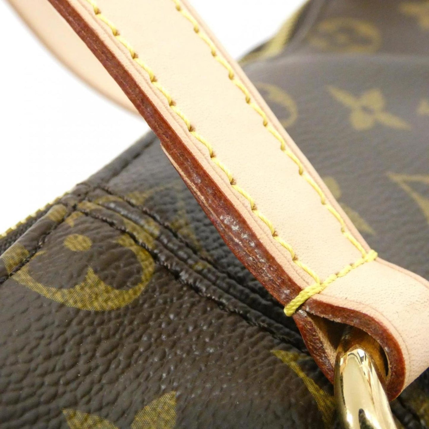 Louis Vuitton Coated Canvas Brown Handbags