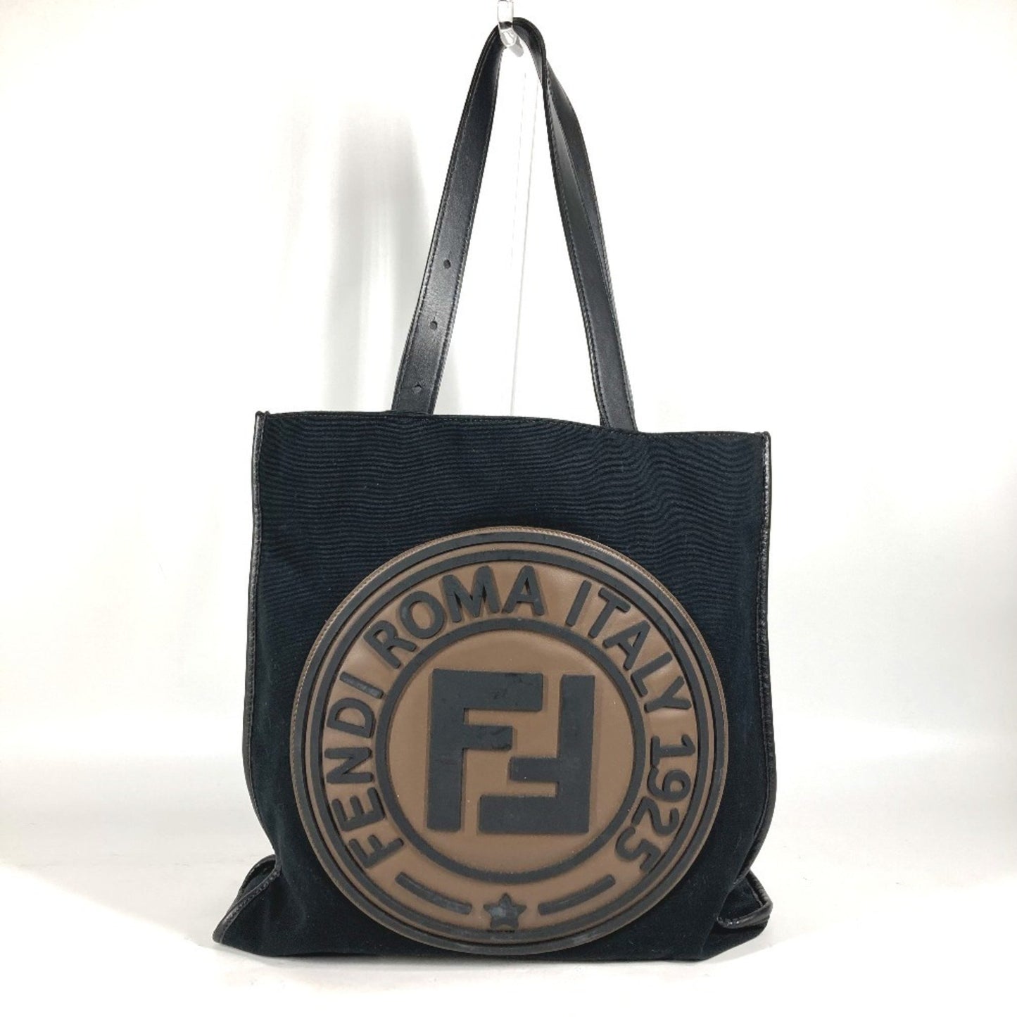 Fendi Canvas Black Shoulder Bags