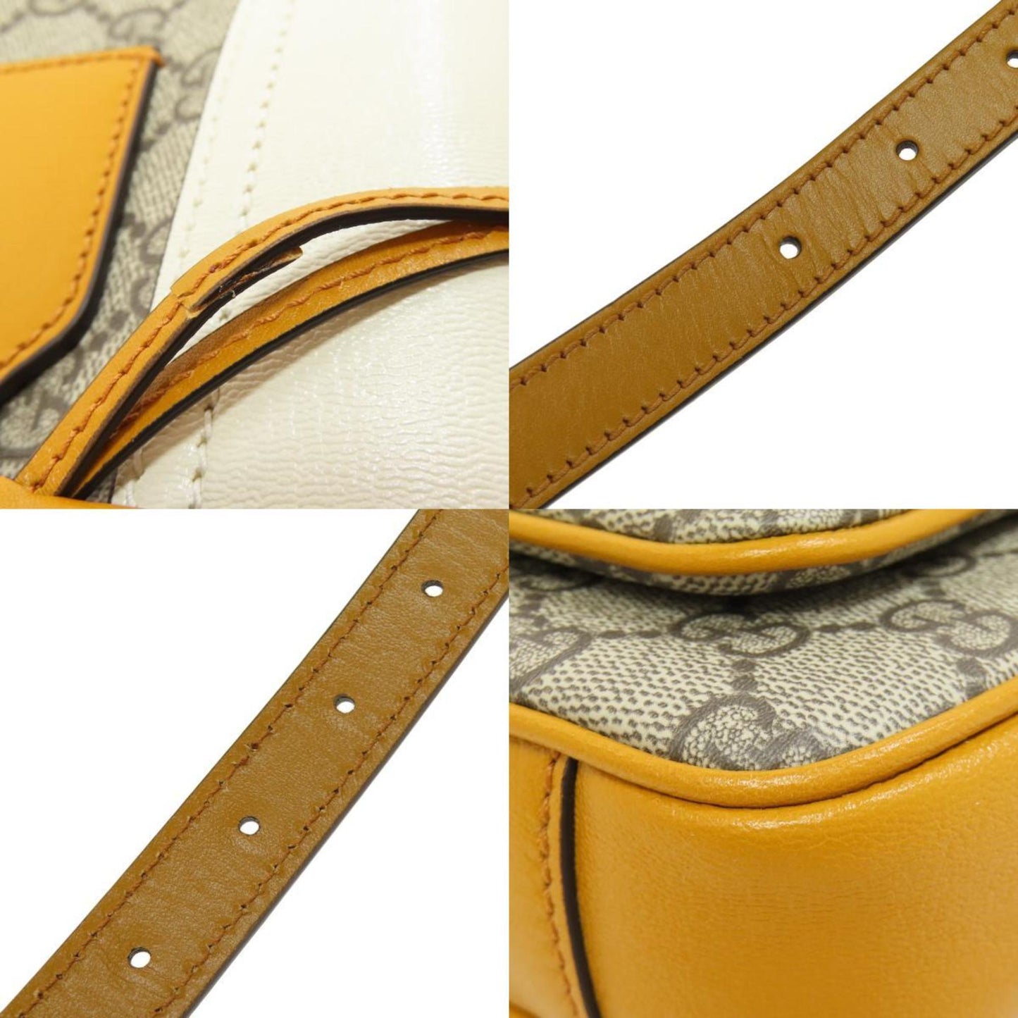 Gucci Pvc Brown Handbags