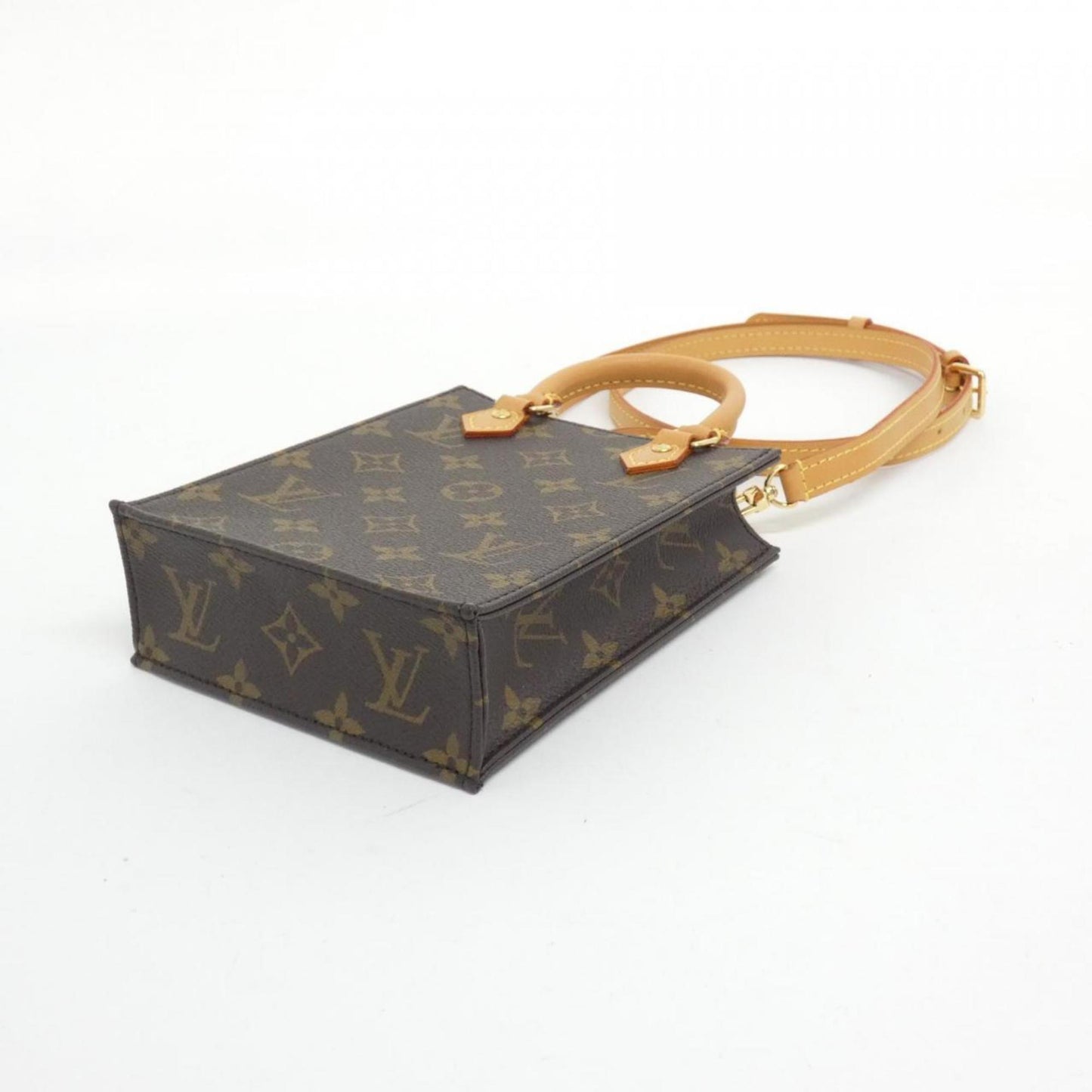 Louis Vuitton Coated Canvas Brown Handbags