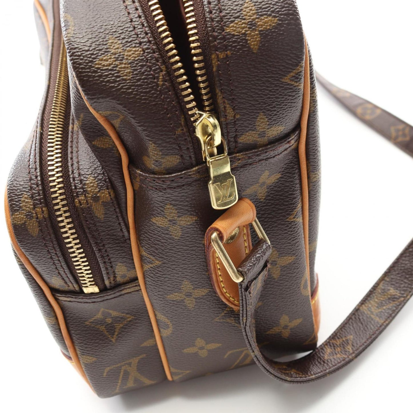 Louis Vuitton Coated Canvas Brown Shoulder Bags
