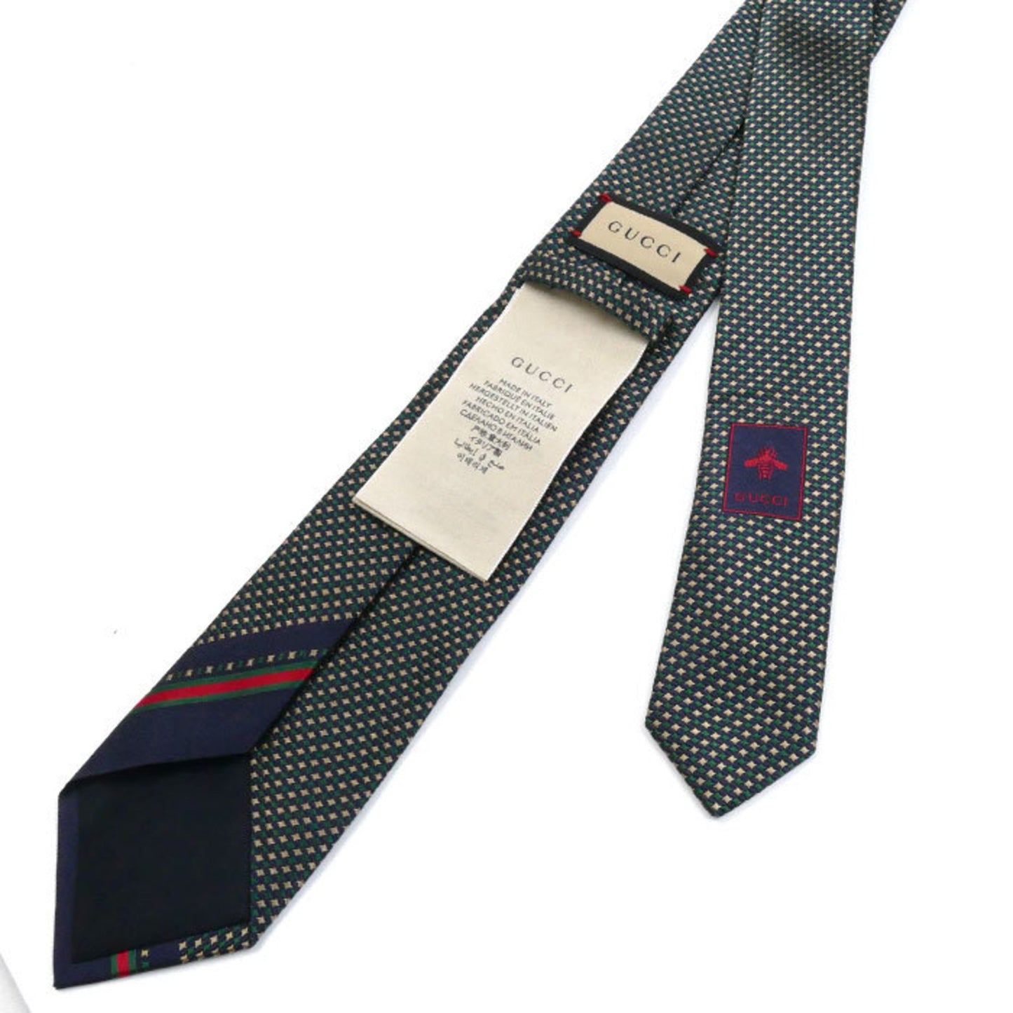 Gucci Silk Green Ties