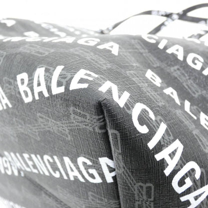 Balenciaga Coated Canvas Black Handbags