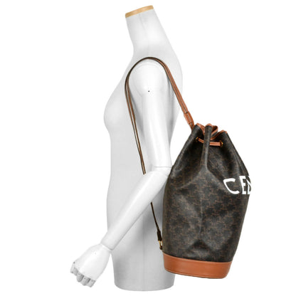 Celine Pvc Brown Shoulder Bags