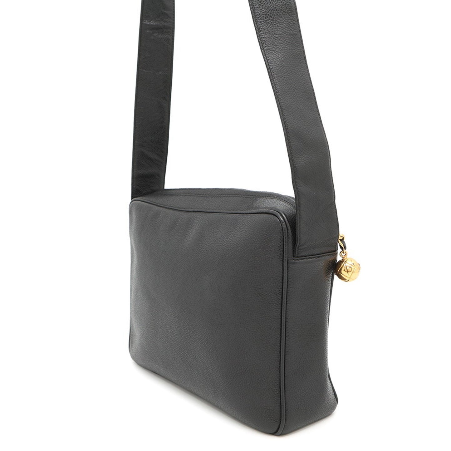 Chanel Calfskin Black Shoulder Bags