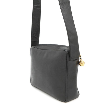 Chanel Calfskin Black Shoulder Bags