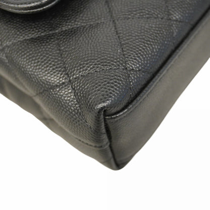 Chanel Calfskin Black Handbags