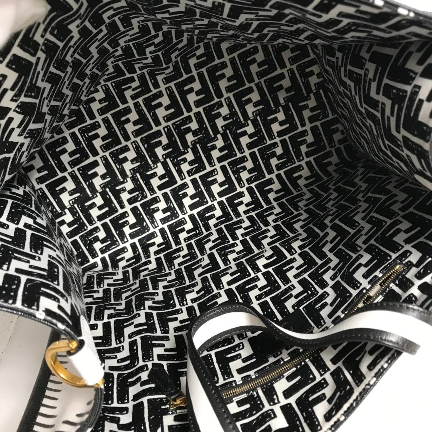 Fendi Coated Canvas Black Handbags