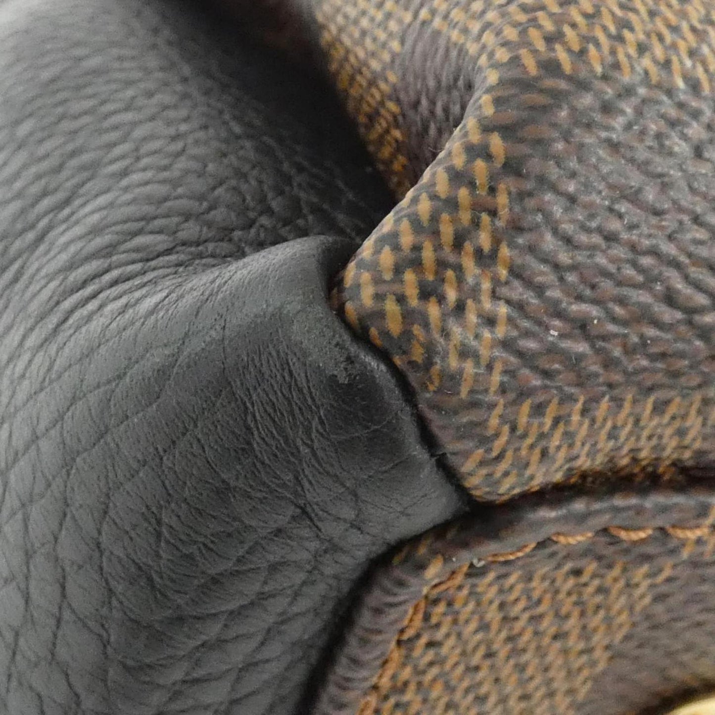 Louis Vuitton Coated Canvas Black Handbags