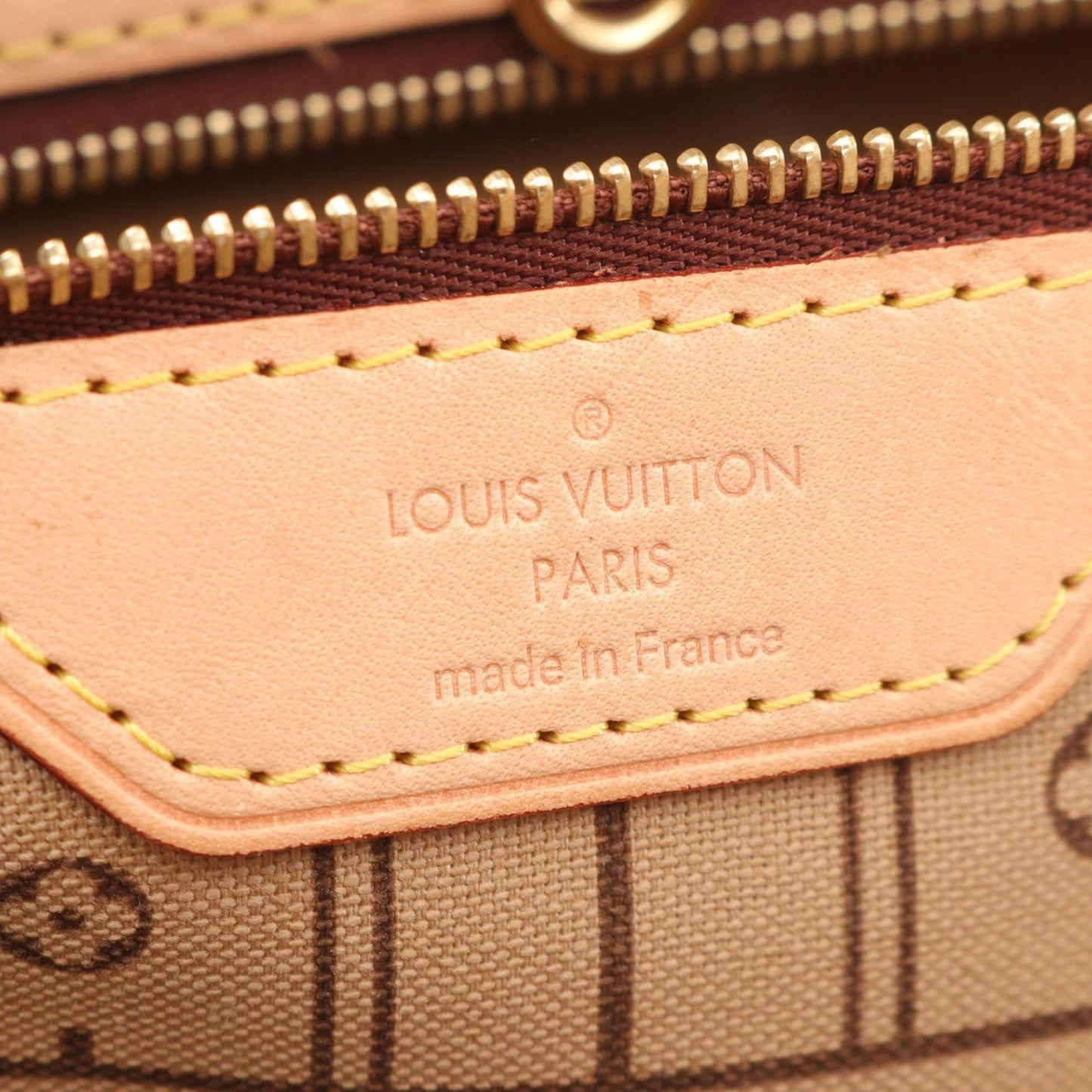 Louis Vuitton Coated Canvas Brown Tote Bags