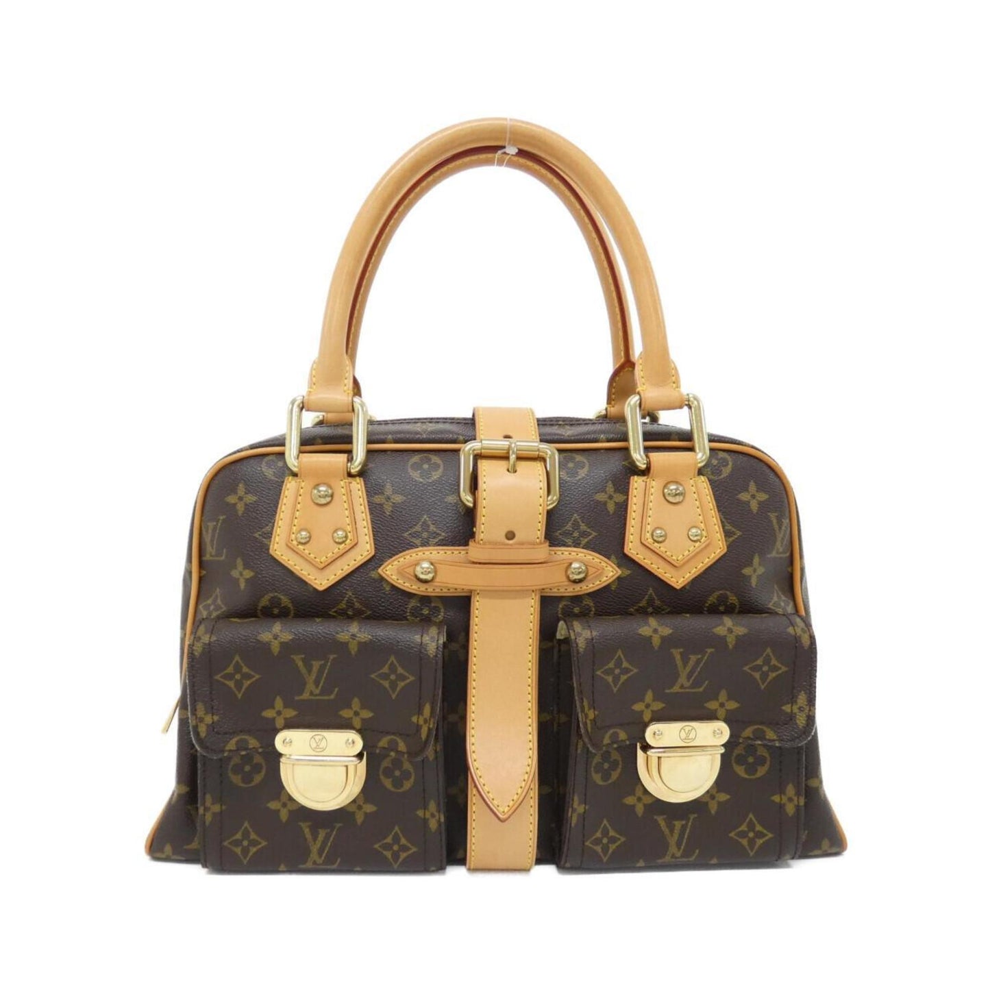Louis Vuitton Coated Canvas Brown Handbags