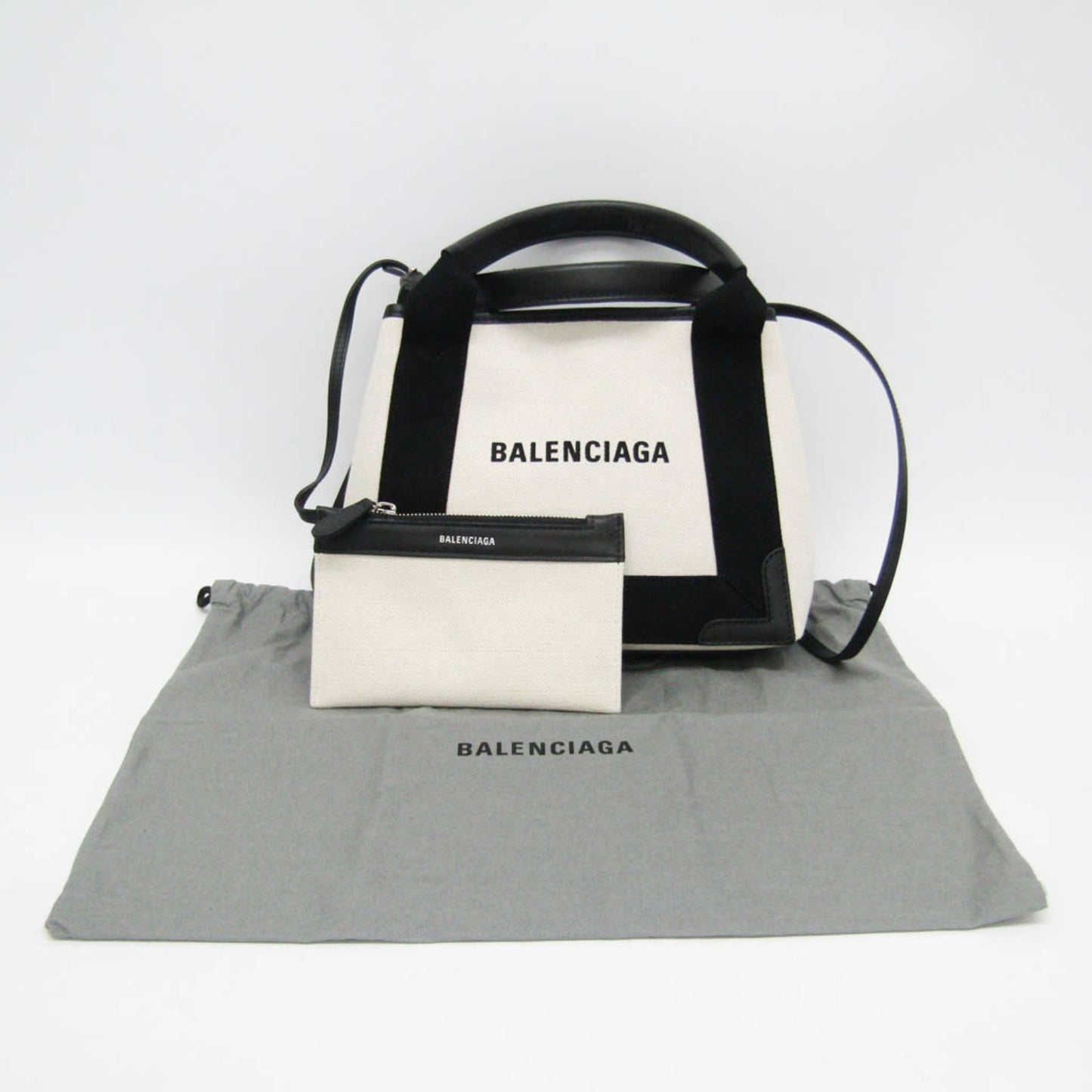 Balenciaga Canvas Black Handbags