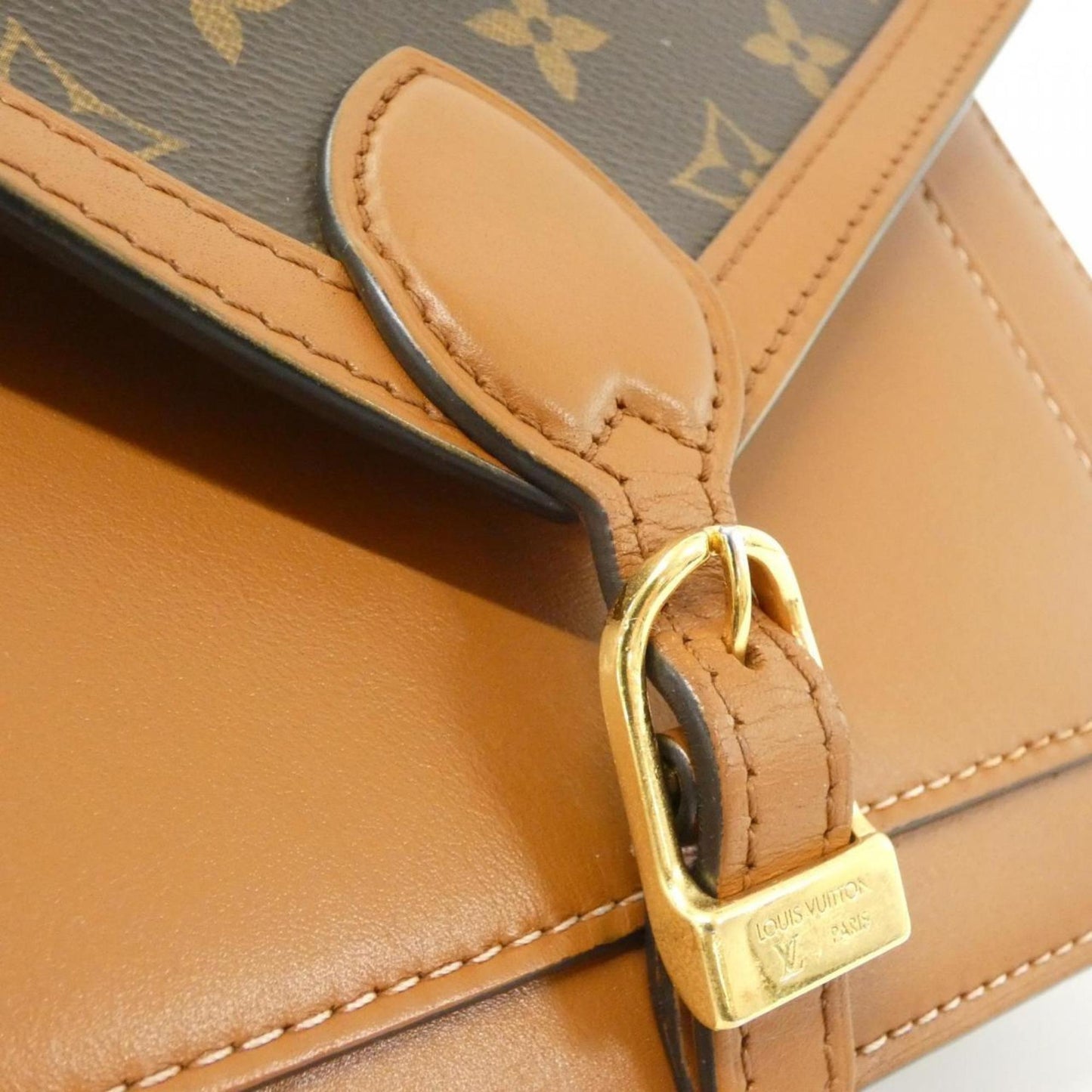 Louis Vuitton Coated Canvas Brown Shoulder Bags