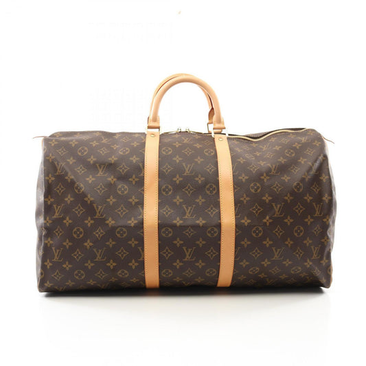 Louis Vuitton Coated Canvas Brown Travel Bags