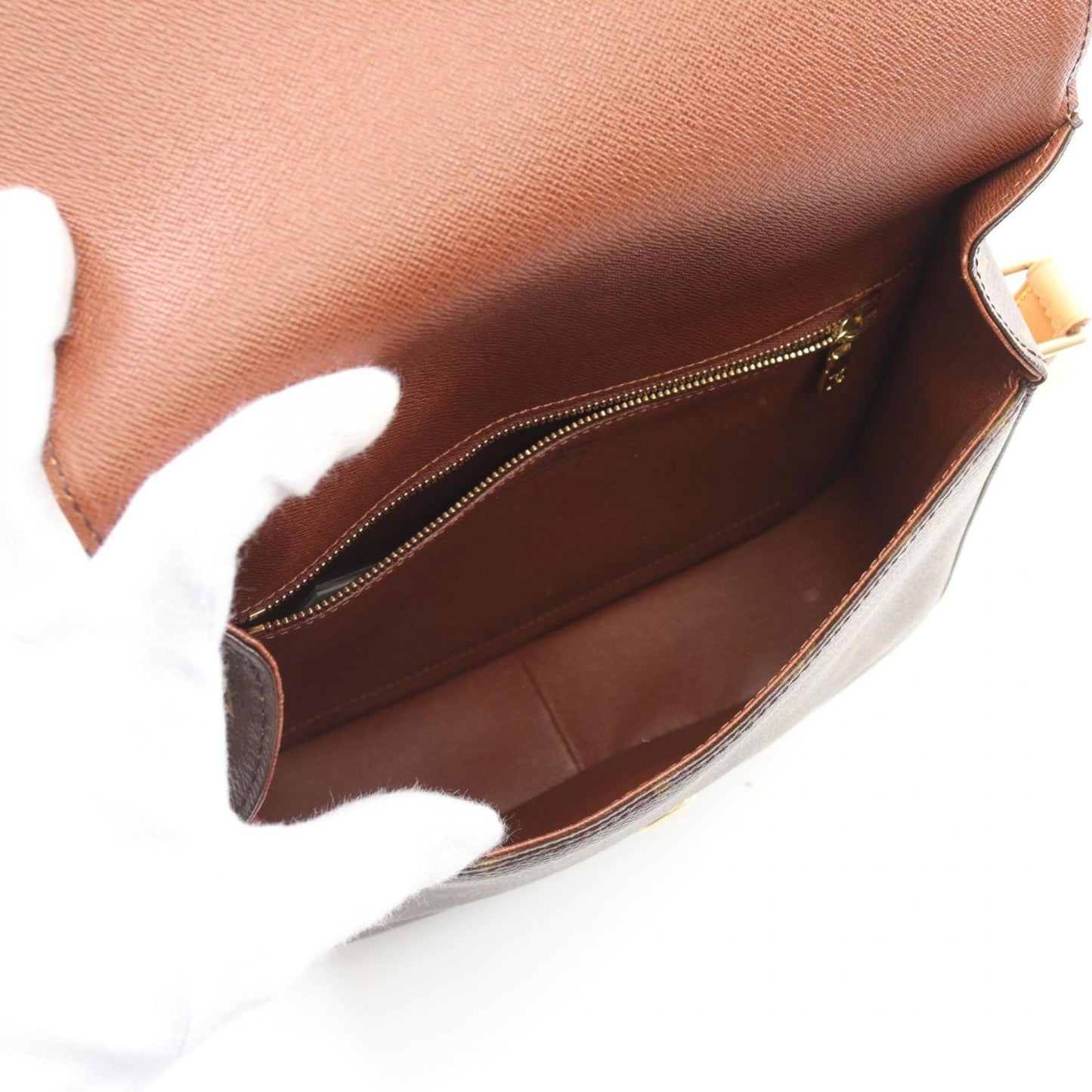 Louis Vuitton Monogram Canvas Brown Shoulder Bags