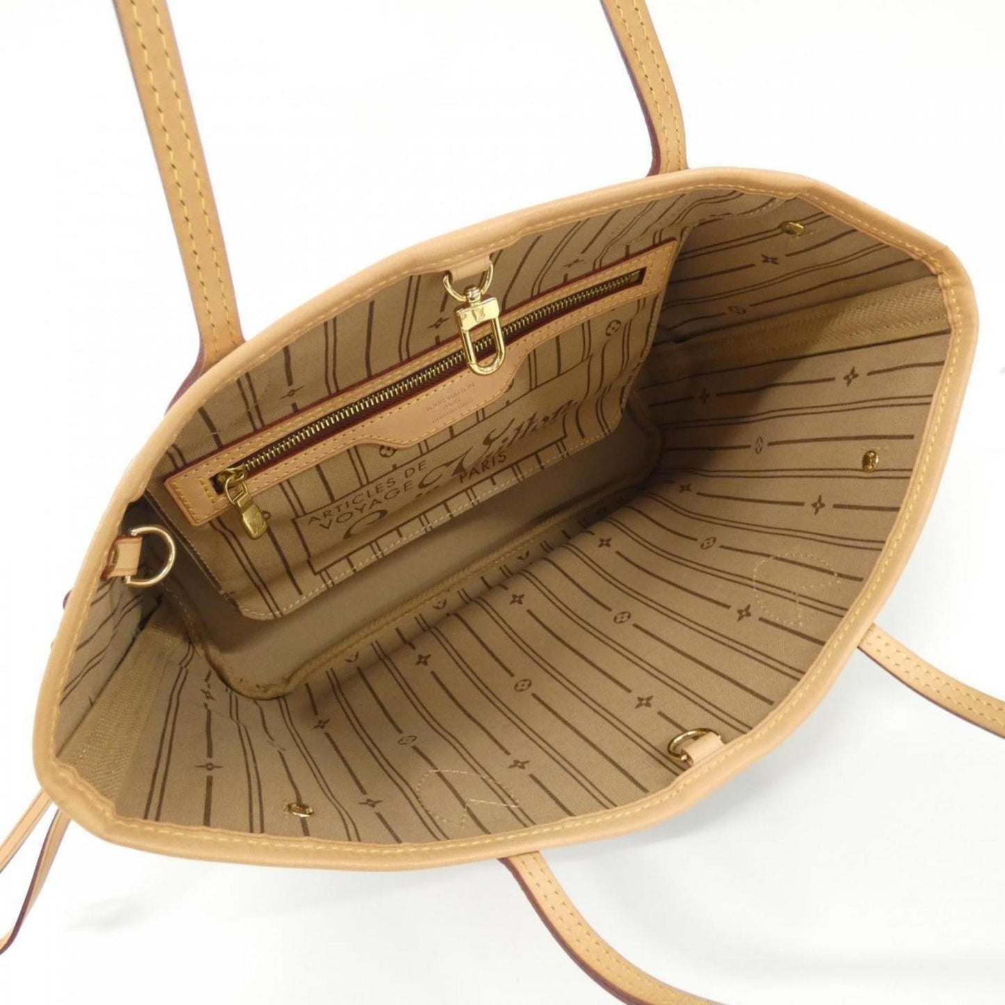 Louis Vuitton Coated Canvas Brown Handbags