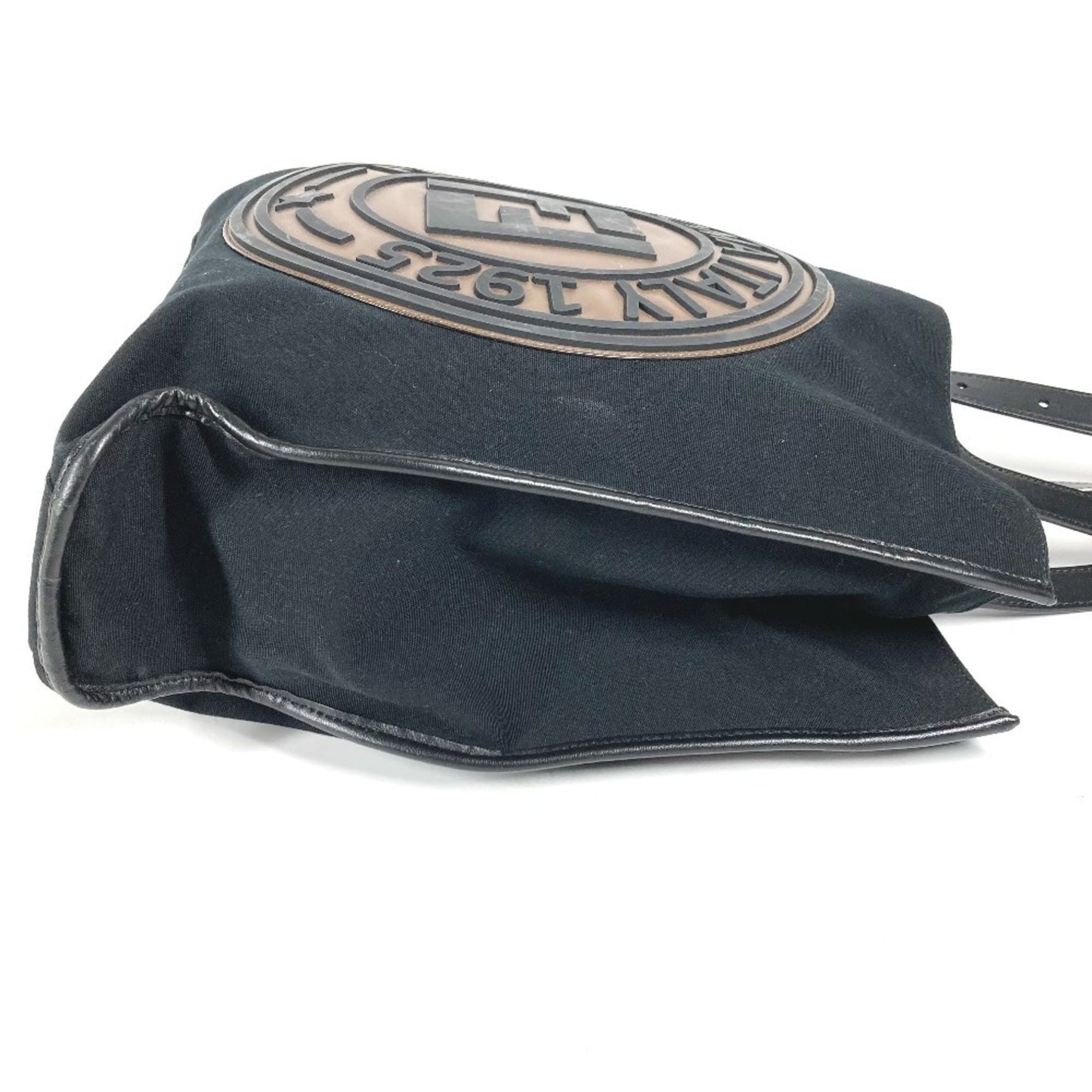 Fendi Canvas Black Shoulder Bags