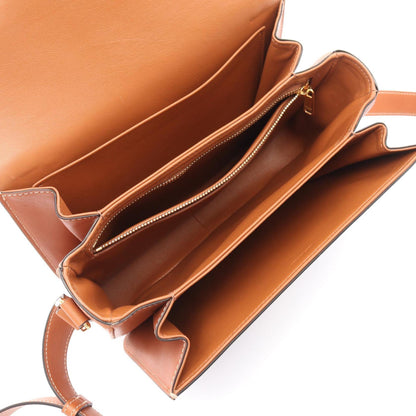 Celine Denim Brown Shoulder Bags