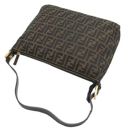 Fendi Canvas Brown Shoulder Bags