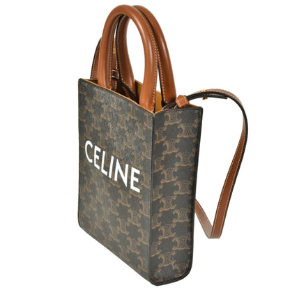 Celine Pvc Brown Shoulder Bags
