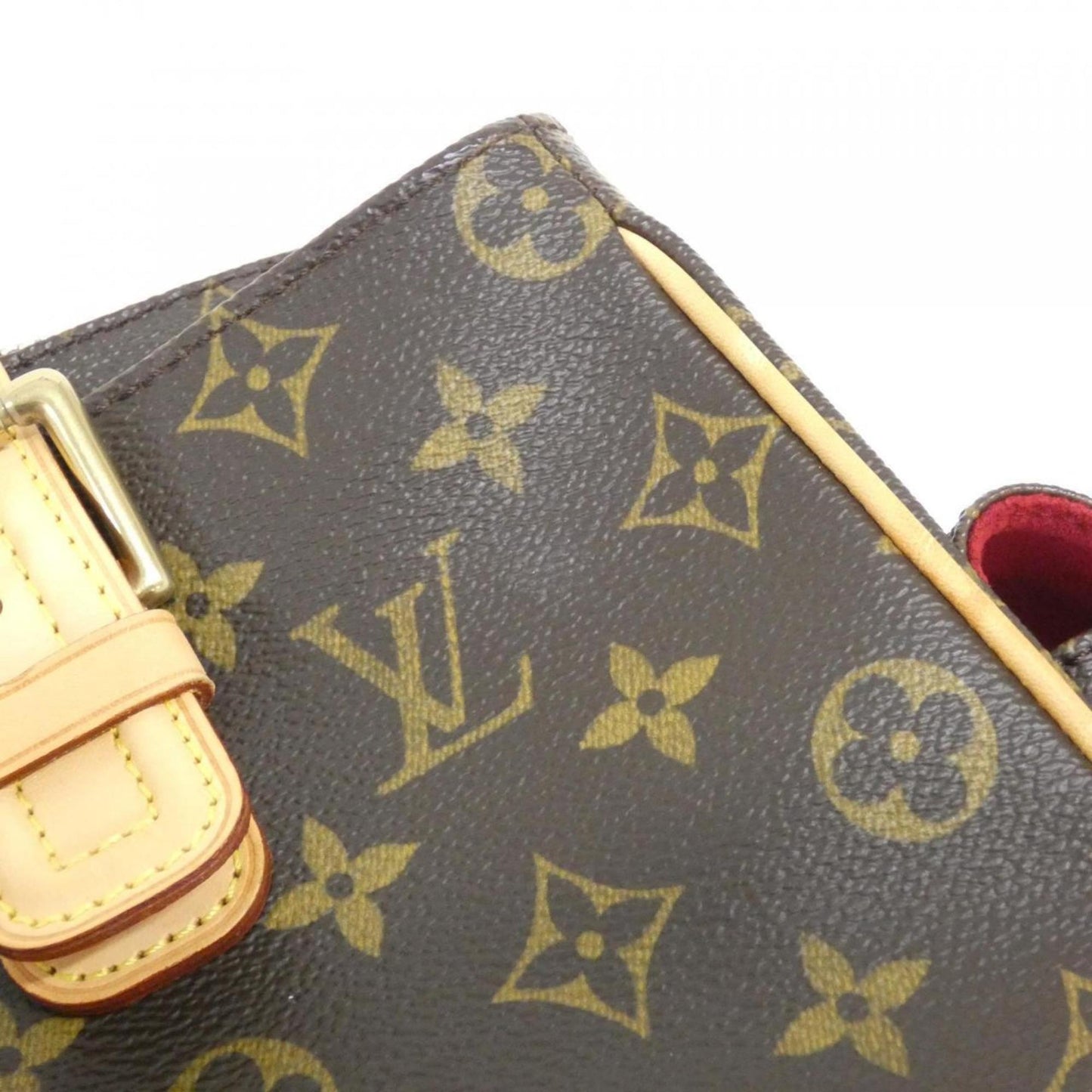 Louis Vuitton Coated Canvas Brown Handbags