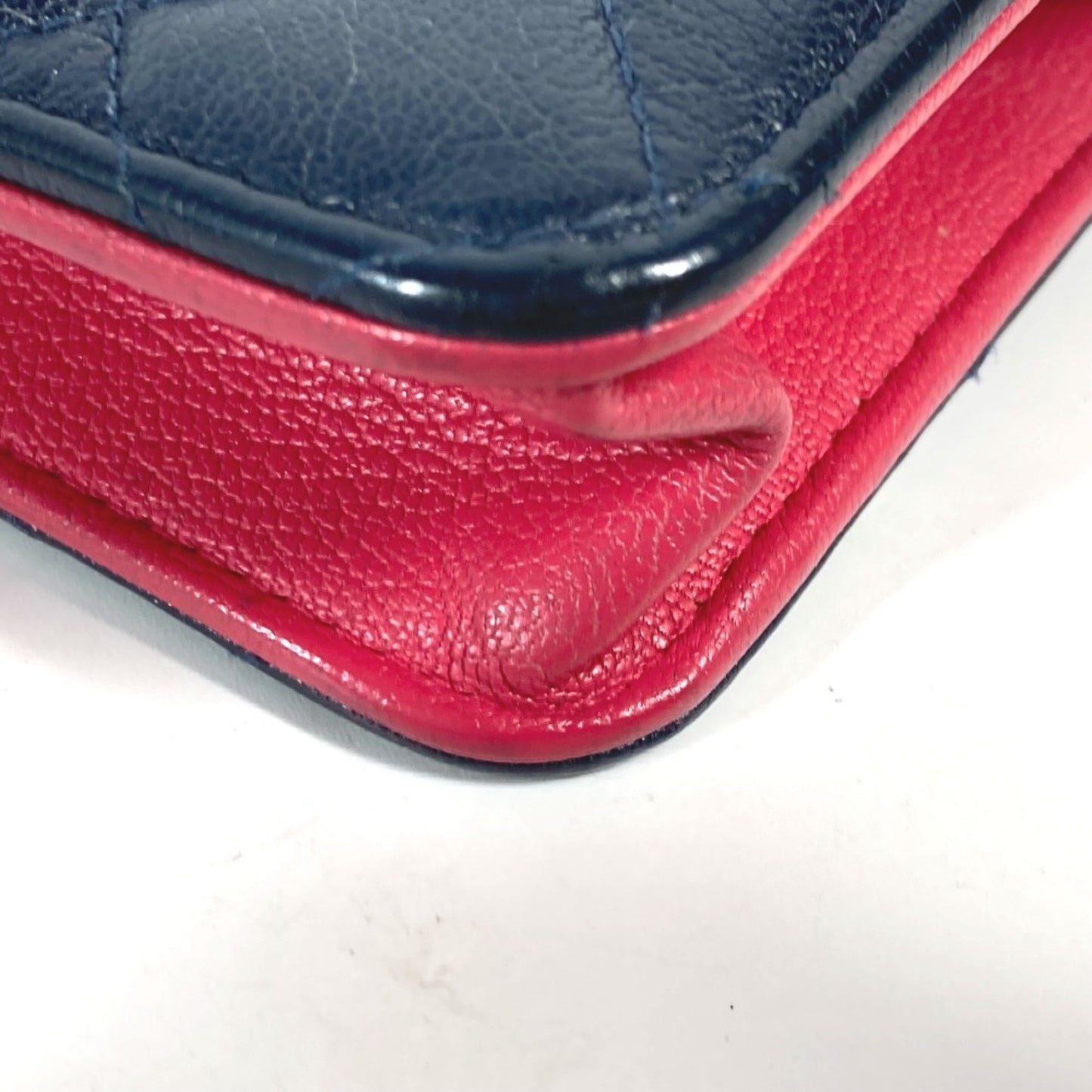 Chanel Calfskin Blue Shoulder Bags