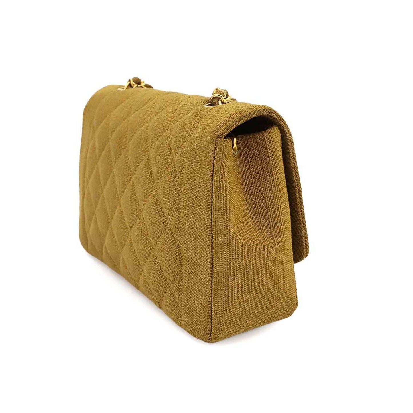 Chanel Canvas Brown Shoulder Bags