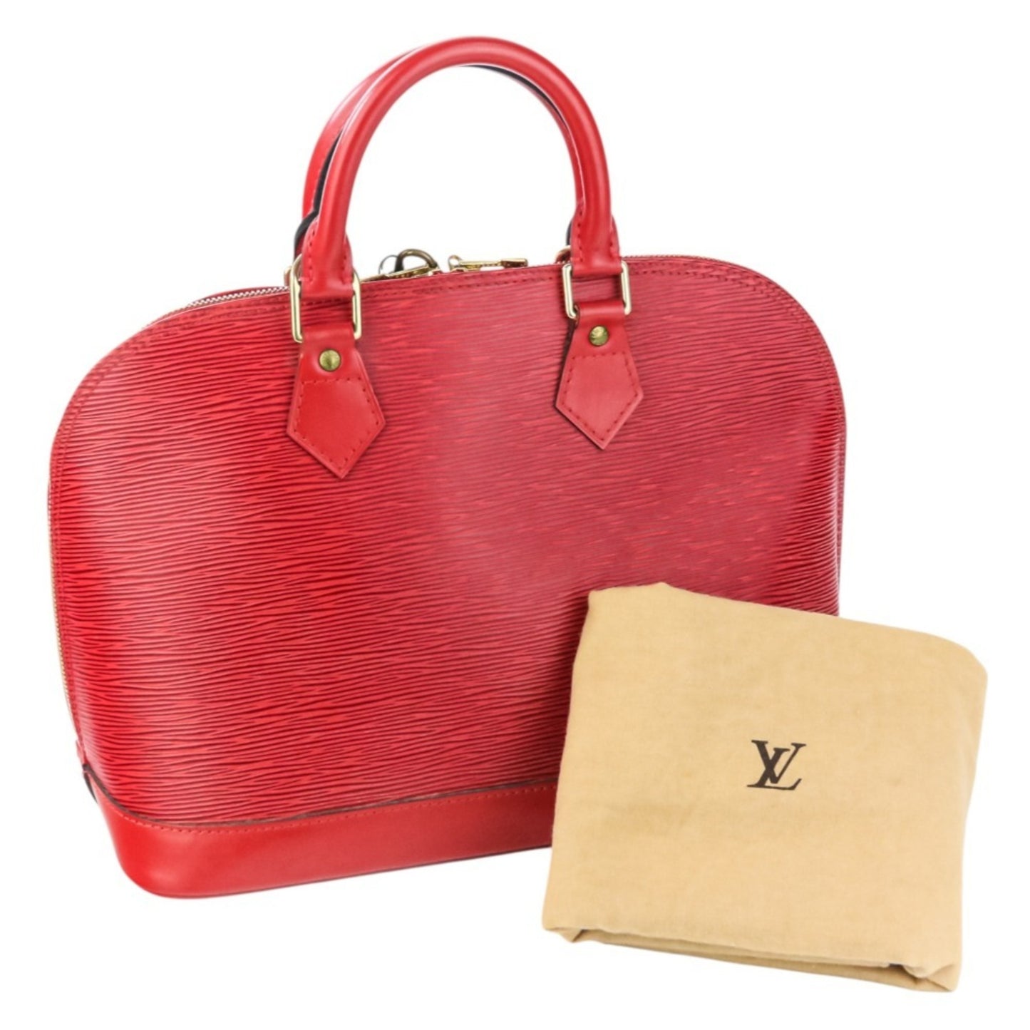 Louis Vuitton Epi Red Handbags