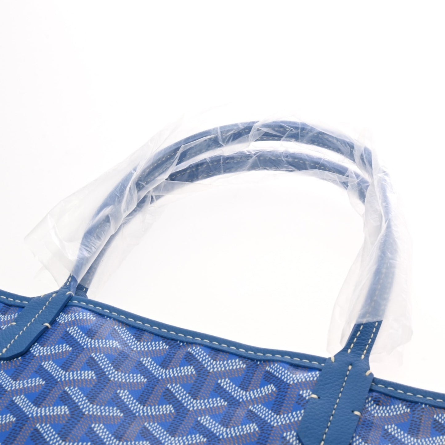 Goyard Pvc Blue Tote Bags