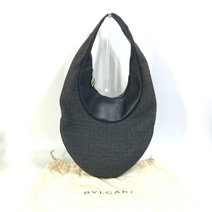 Bvlgari Canvas Black Shoulder Bags