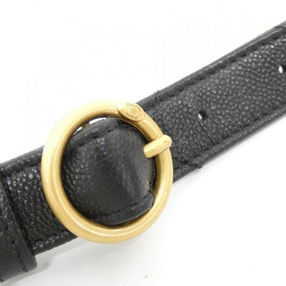 Chanel Calfskin Black Shoulder Bags