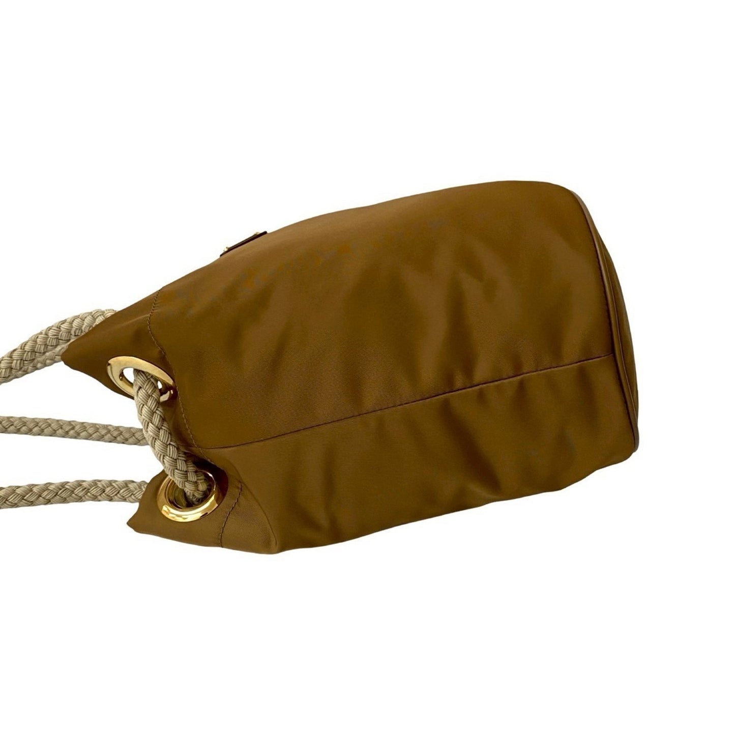 Prada Nylon Brown Shoulder Bags
