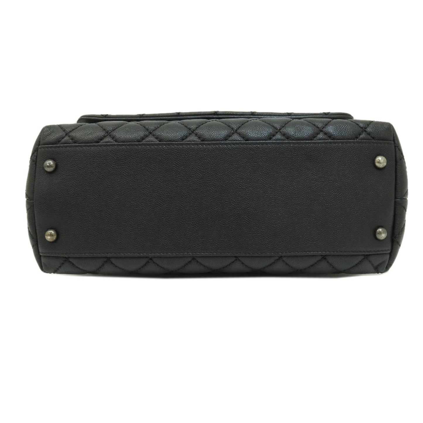 Chanel Calfskin Black Handbags