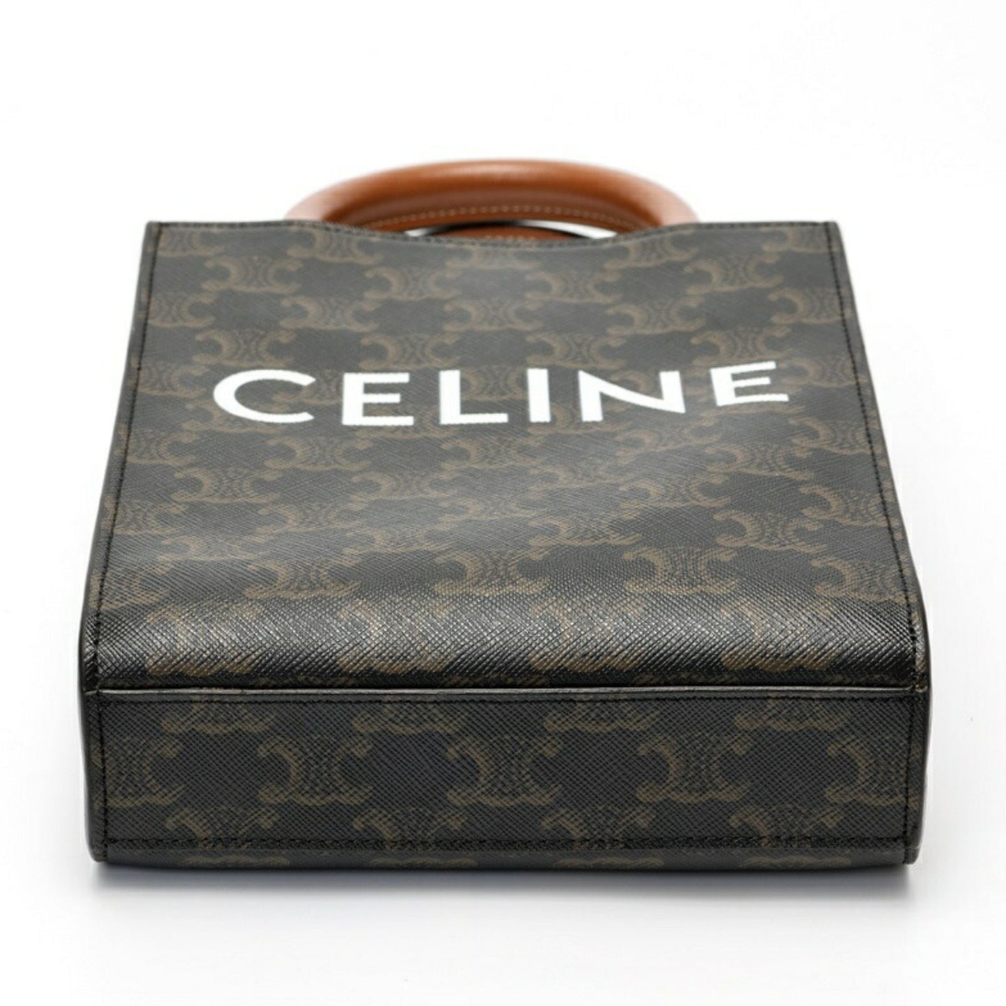 Celine Canvas Brown Shoulder Bags