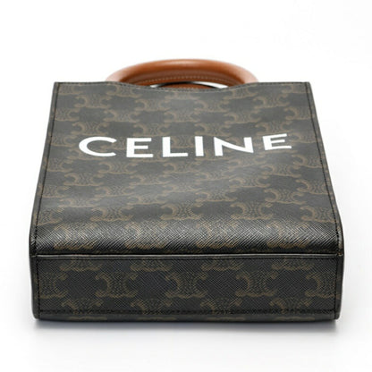 Celine Canvas Brown Shoulder Bags