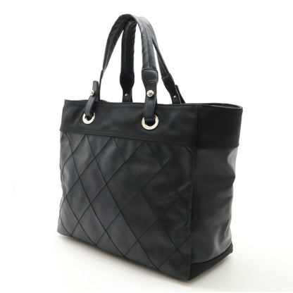 Chanel Coated Canvas Black Handbags