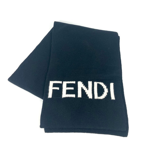 Fendi Wool Black Scarves