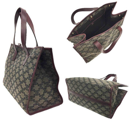 Celine Canvas Brown Tote Bags