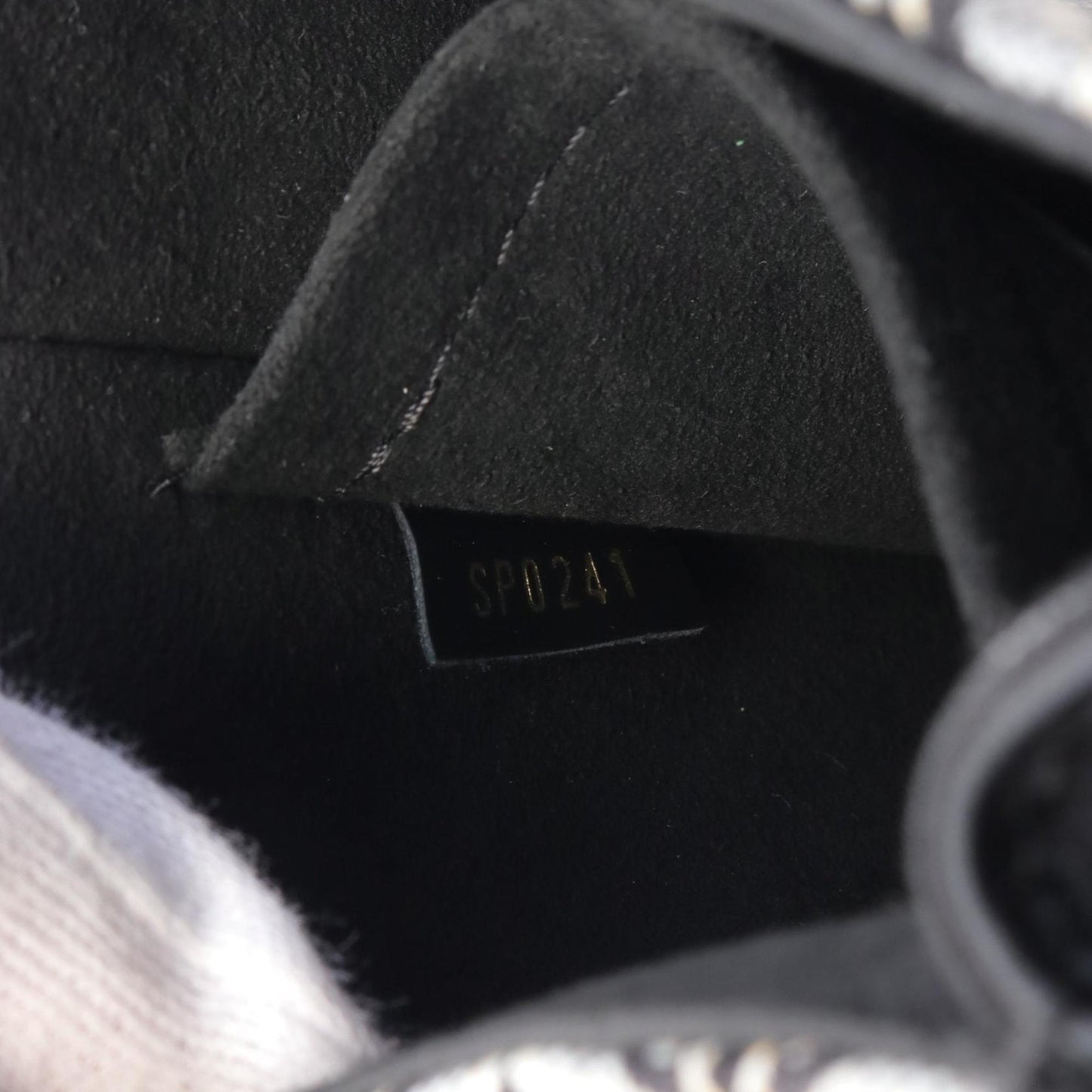 Louis Vuitton Canvas Black Handbags