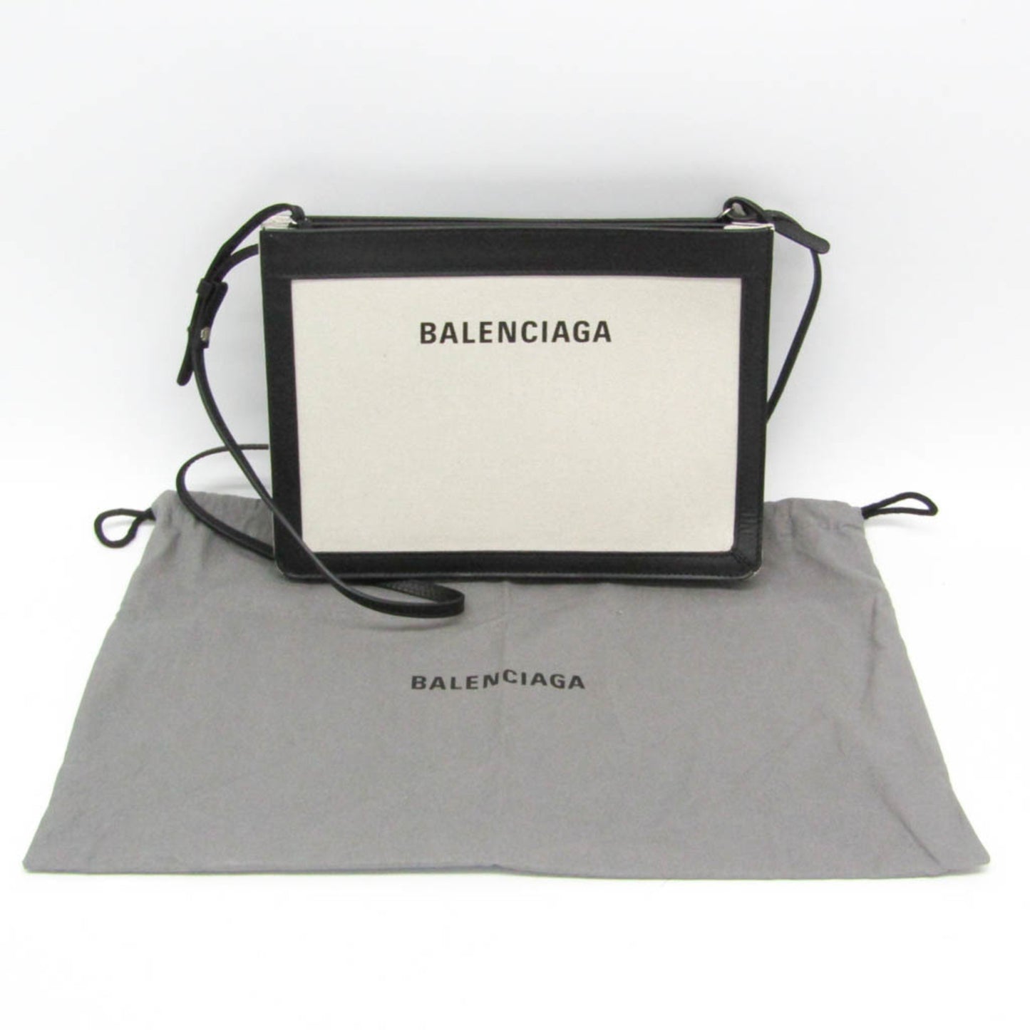 Balenciaga Canvas Black Shoulder Bags
