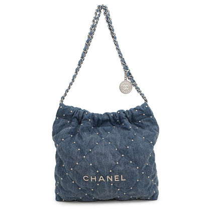 Chanel Denim Blue Shoulder Bags