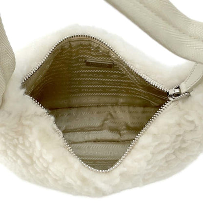 Prada Wool White Handbags
