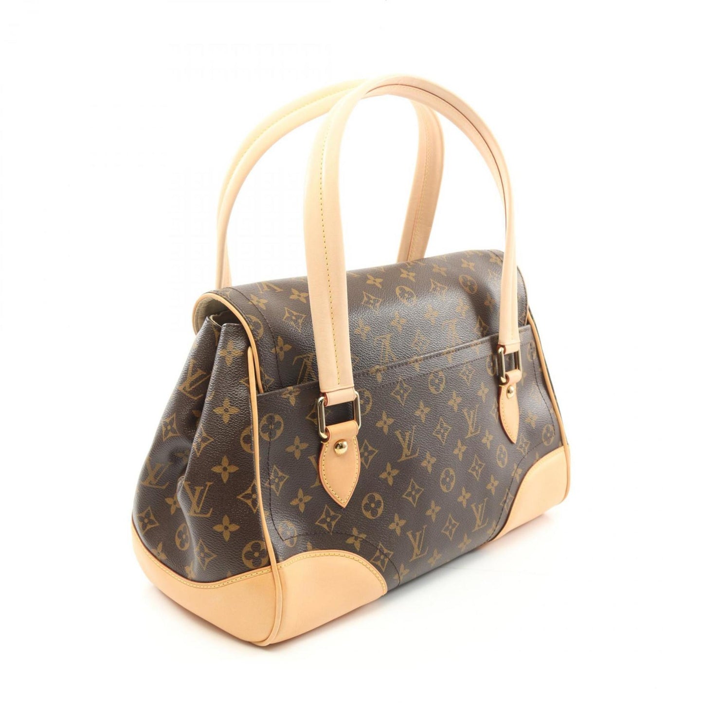 Louis Vuitton Coated Canvas Brown Shoulder Bags