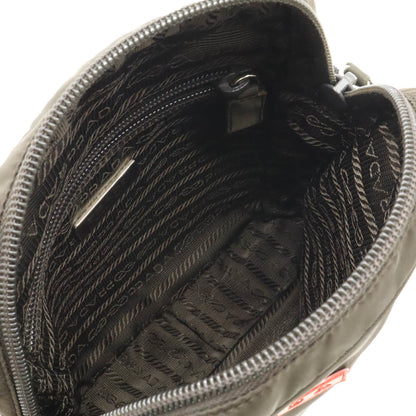 Prada Nylon Brown Shoulder Bags