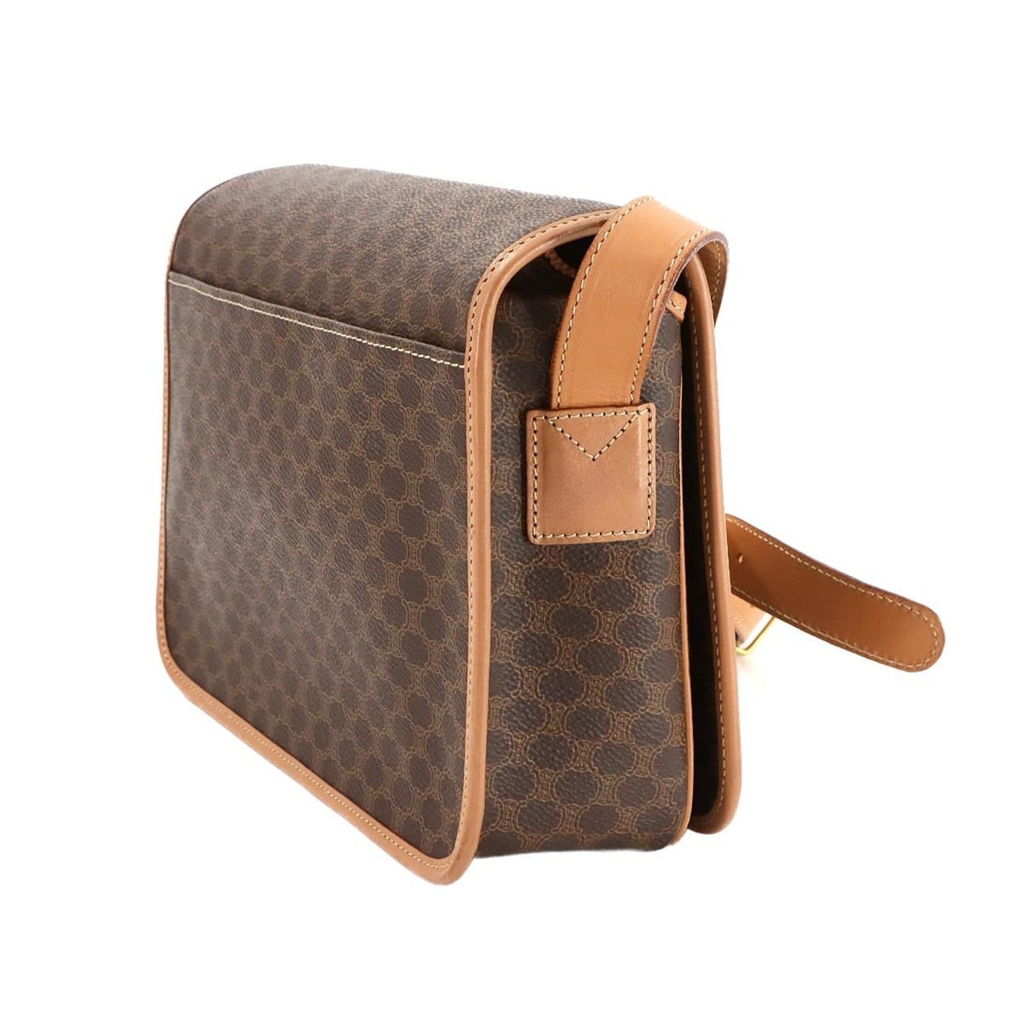 Celine Pvc Brown Shoulder Bags