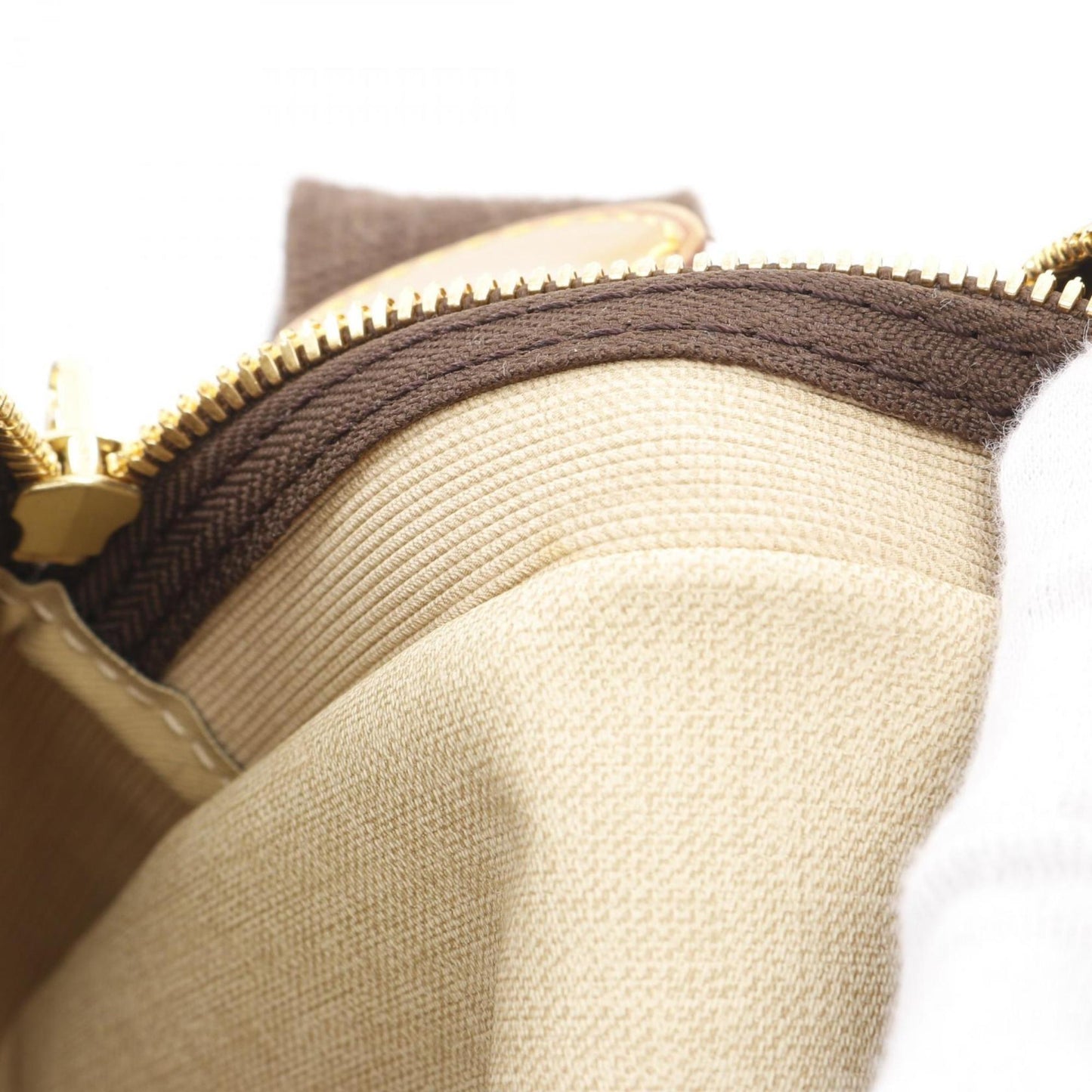 Louis Vuitton Coated Canvas Brown Shoulder Bags