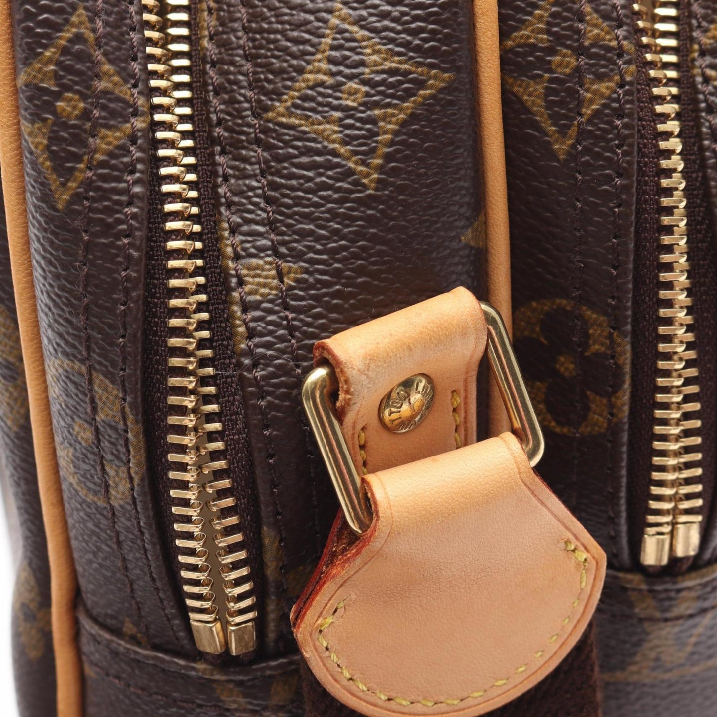 Louis Vuitton Coated Canvas Brown Shoulder Bags
