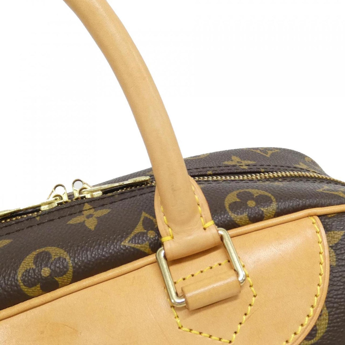 Louis Vuitton Coated Canvas Brown Handbags