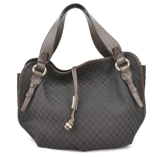 Celine Canvas Brown Handbags